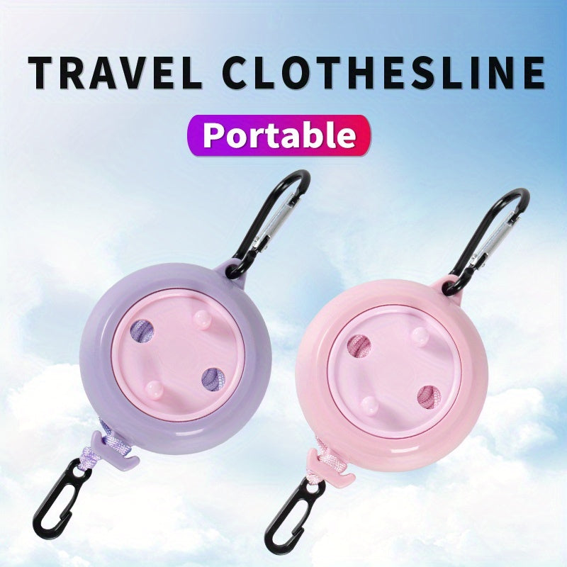 DRYFLOW – Adjustable Camping Clothesline Rope for Outdoor Travel