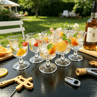 WINEORA – Outdoor Reusable Wine Glass Set for Elegant Multipurpose Beverage Serving