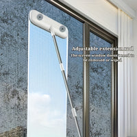 GLASSTEL – Retractable Magic Window Cleaning Brush with Pet Hair Removal Function