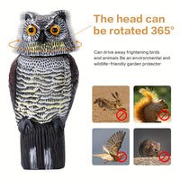 OWLLIVA – Fake Owl Decoy for Garden Bird Protection