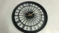 VELORA – Silent Iron Art 3D Wall Clock With Round Analog Design