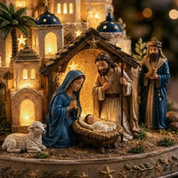 BETHLORA – Nativity Table Light for Peaceful Christmas Ambiance