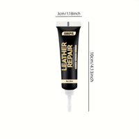 LEATHERLIVA – Black PU Leather Edge Filler Repair Cream