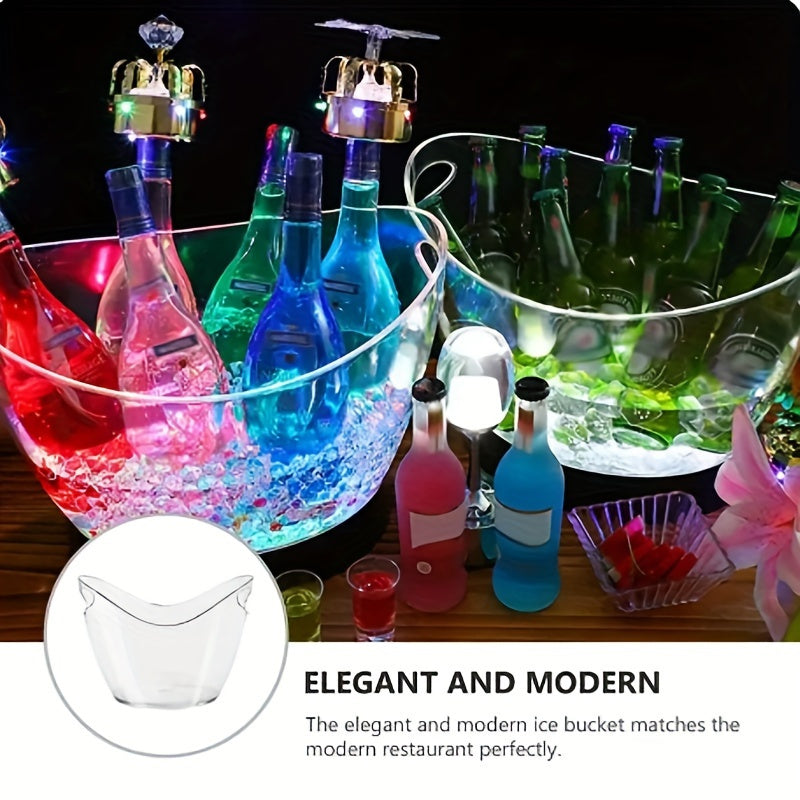 FROSTVAULT – Acrylic Ice Bucket for Stylish Beverage Cooling and Easy Party Serving