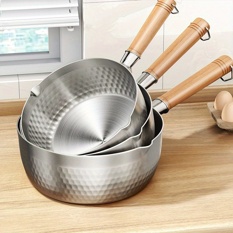TOKYOVAULT – Elegant Stainless Steel Skillet for Versatile Cooking