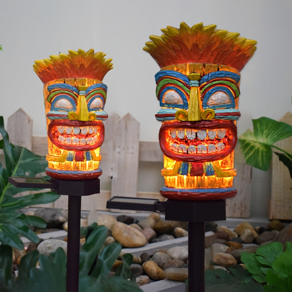 TIKIGLOW – Solar Tropical Tiki LED Garden Stake Light