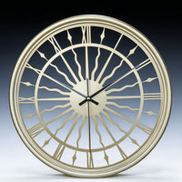 VELORA – Silent Iron Art 3D Wall Clock With Round Analog Design