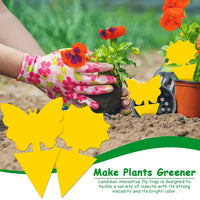 PESTNEST – Yellow Plant Traps for Fungus Gnats & Flying Bugs