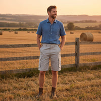 RUGGAREX – Pantaloncini Cargo da Uomo Leggeri con Tasche Multiple Casual