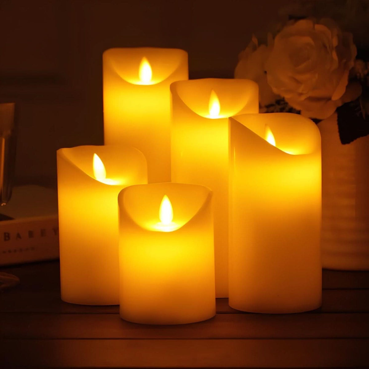 BLOCKAVORA – LED-Stumpenkerzen für warme und einladende Innenräume