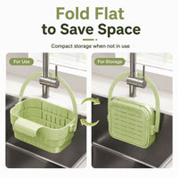 COLLADOCK – Retractable Hanging Colander for Tidy Sink-Side Organization