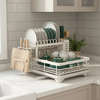 RACKTIDY – Foldable Dish Drying Rack for Organized Countertop Drying
