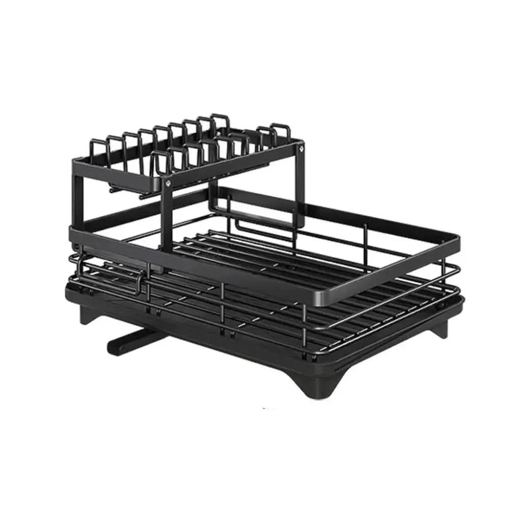 RACKTIDY – Foldable Dish Drying Rack for Organized Countertop Drying