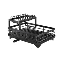 RACKTIDY – Foldable Dish Drying Rack for Organized Countertop Drying