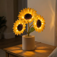 SUNPETAL – Rechargeable Sunflower Table Lamp for Warm Ambiance