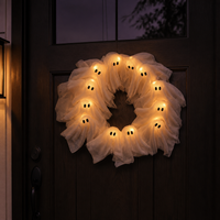 SPOOKLOOP – Ghost Wreath for Whimsical After-Dark Glow
