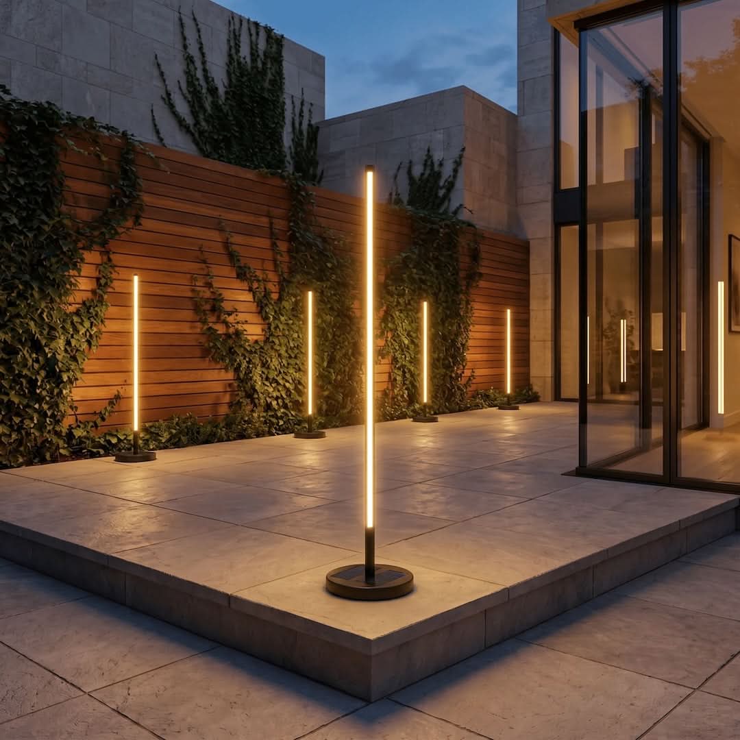 TERRAVIXA – Modern Solar Outdoor Lamp for Decorative Garden Glow