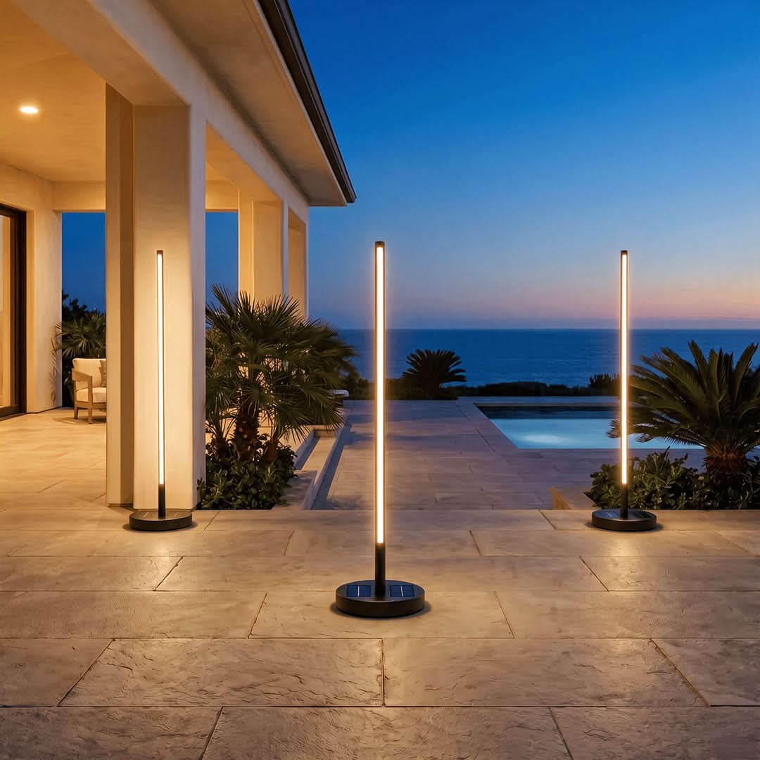 TERRAVIXA – Modern Solar Outdoor Lamp for Decorative Garden Glow