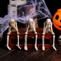 SPOOKTRIO – Skeleton Figurine Trio for Playful Seasonal Decor
