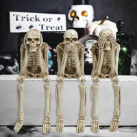 SPOOKTRIO – Skeleton Figurine Trio for Playful Seasonal Decor