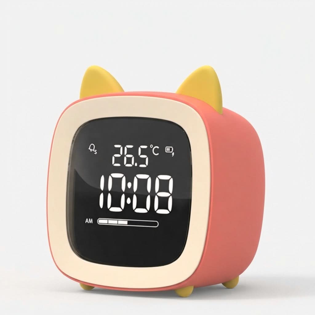 DREAMCUB – Kids' LED Night Light Alarm Clock for Peaceful Bedtime Routines
