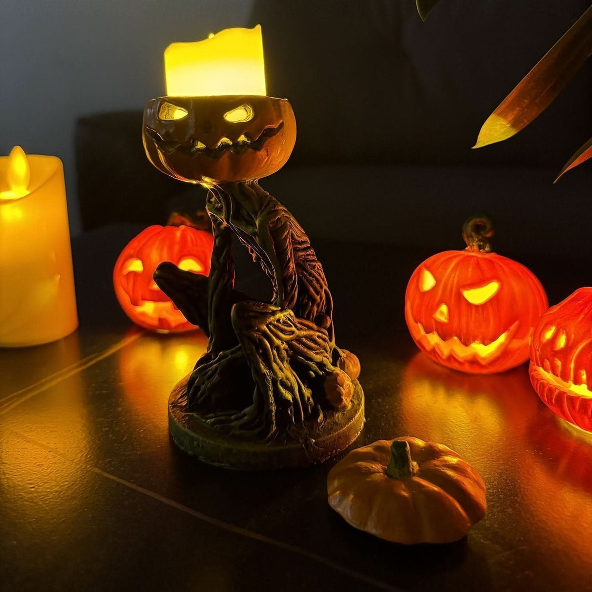HAUNTWINK – Light-Up Pumpkin for Enchanting Spooky Ambience