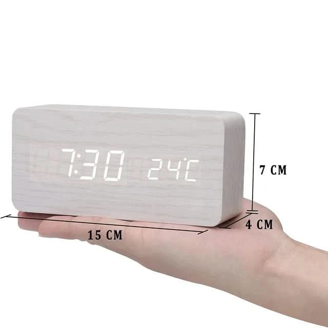 TIMEEMBER – LED Alarm Clock for Cozy Bedside Styling
