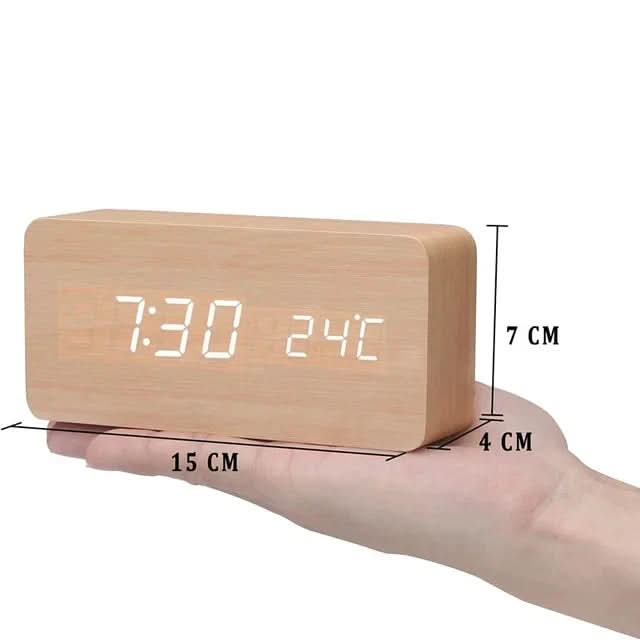 TIMEEMBER – LED Alarm Clock for Cozy Bedside Styling
