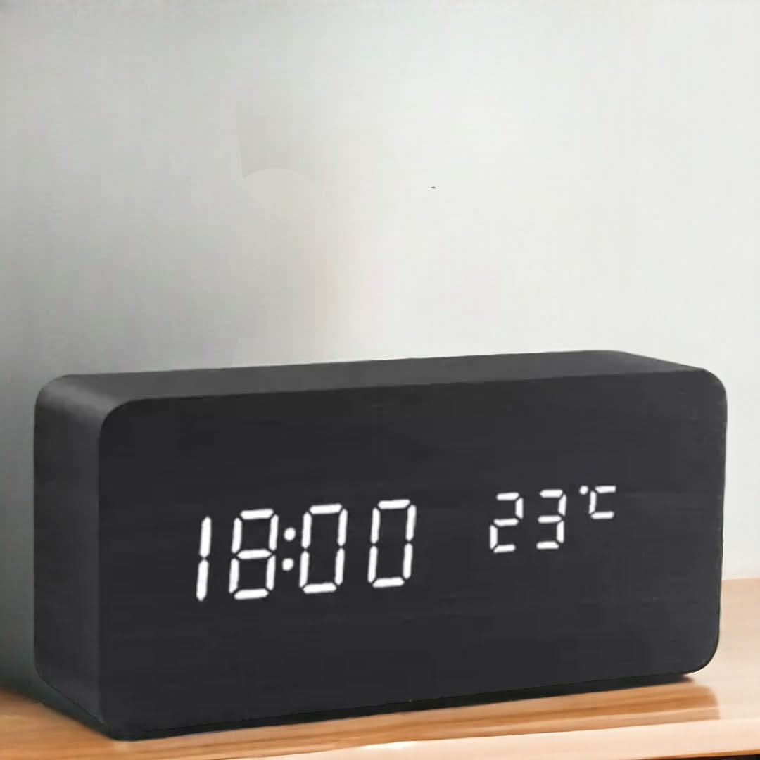 TIMEEMBER – LED Alarm Clock for Cozy Bedside Styling