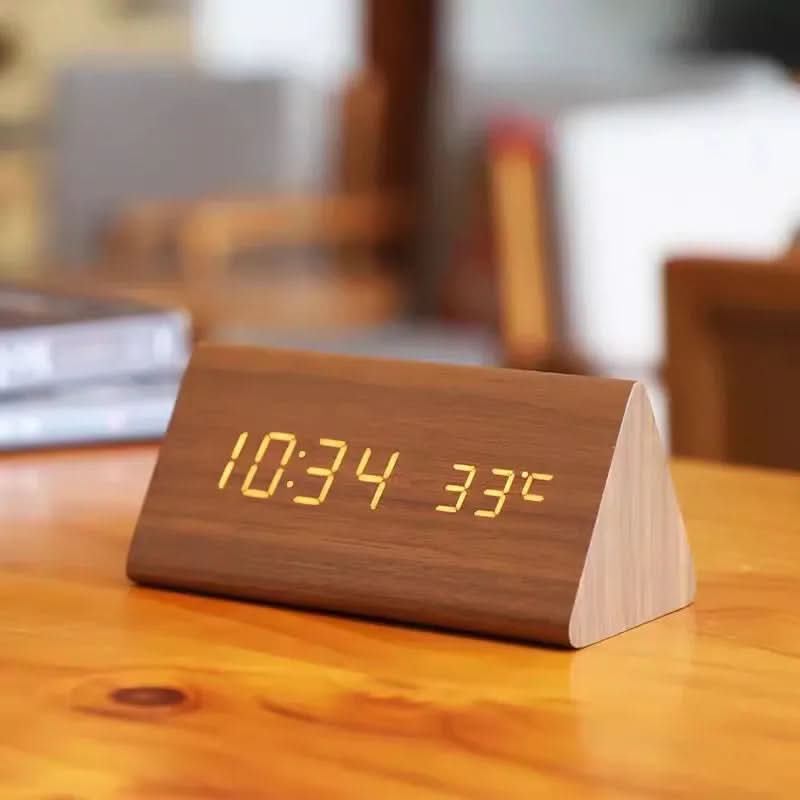 TIMEEMBER – LED Alarm Clock for Cozy Bedside Styling