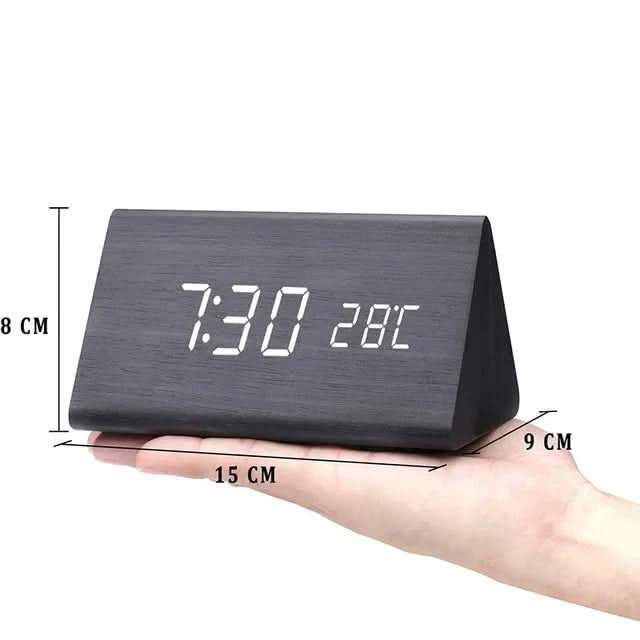 TIMEEMBER – LED Alarm Clock for Cozy Bedside Styling