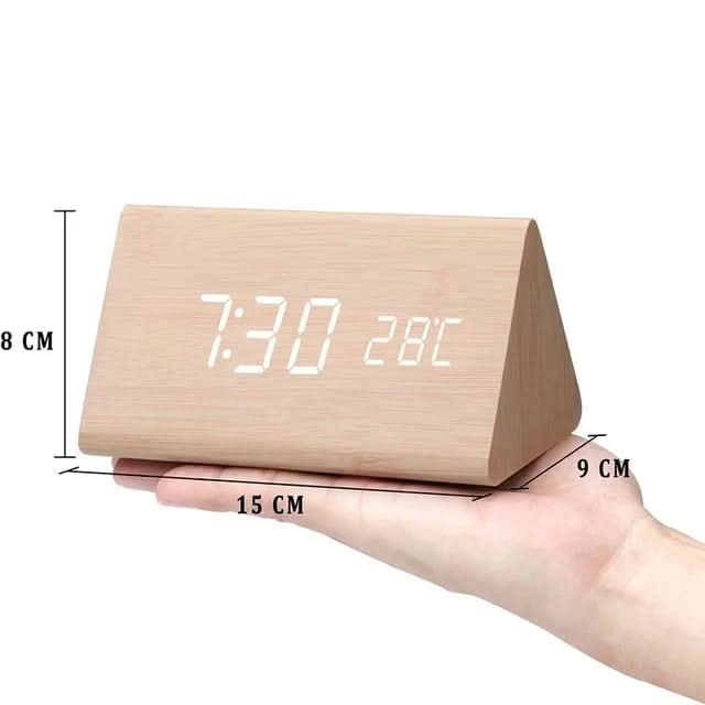 TIMEEMBER – LED Alarm Clock for Cozy Bedside Styling