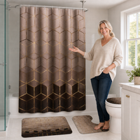 MARBLIS – Marble Print Shower Curtain for Elevated Bath Styling