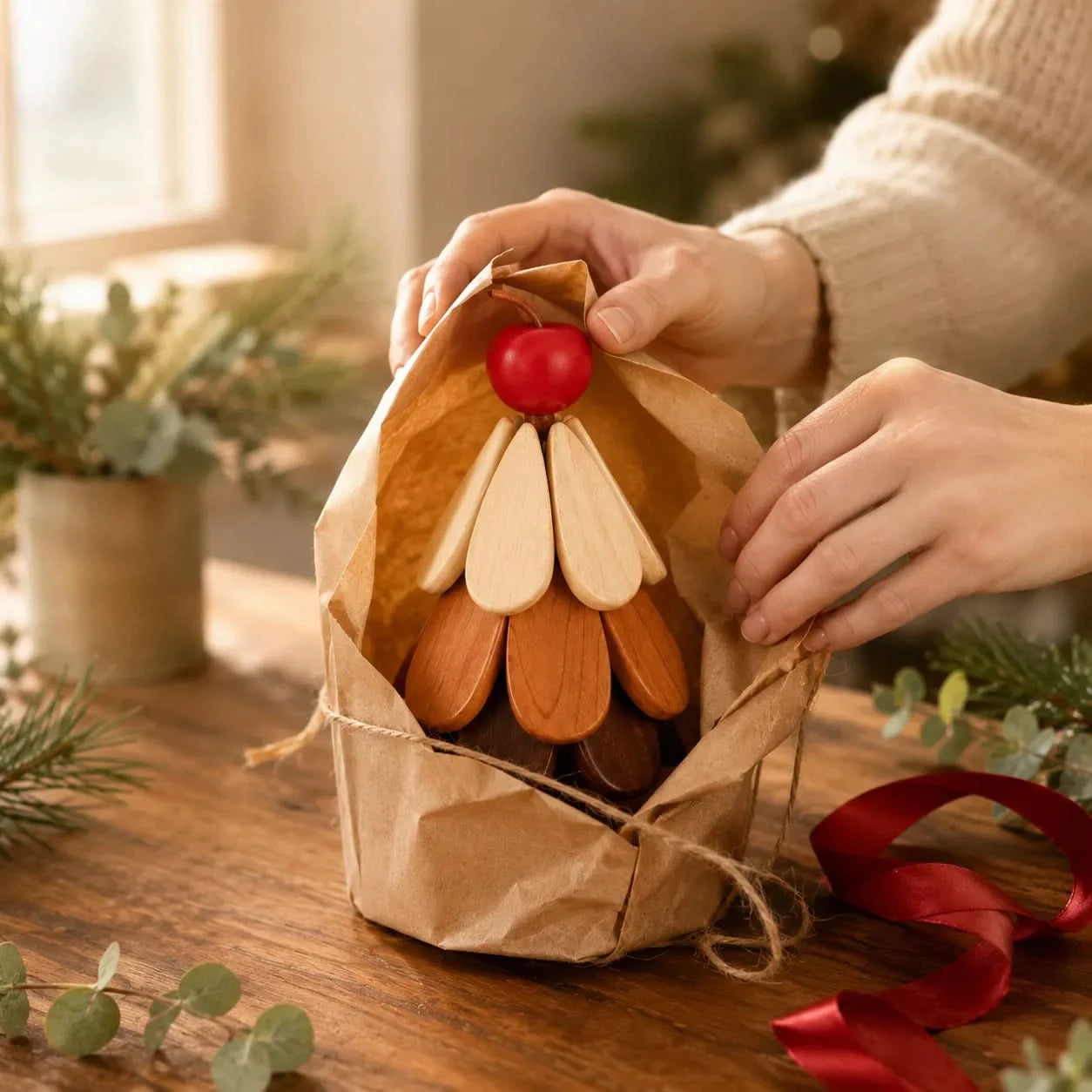 PINEFOLD – Christmas Tree Table Trivet Set for Easy Storage