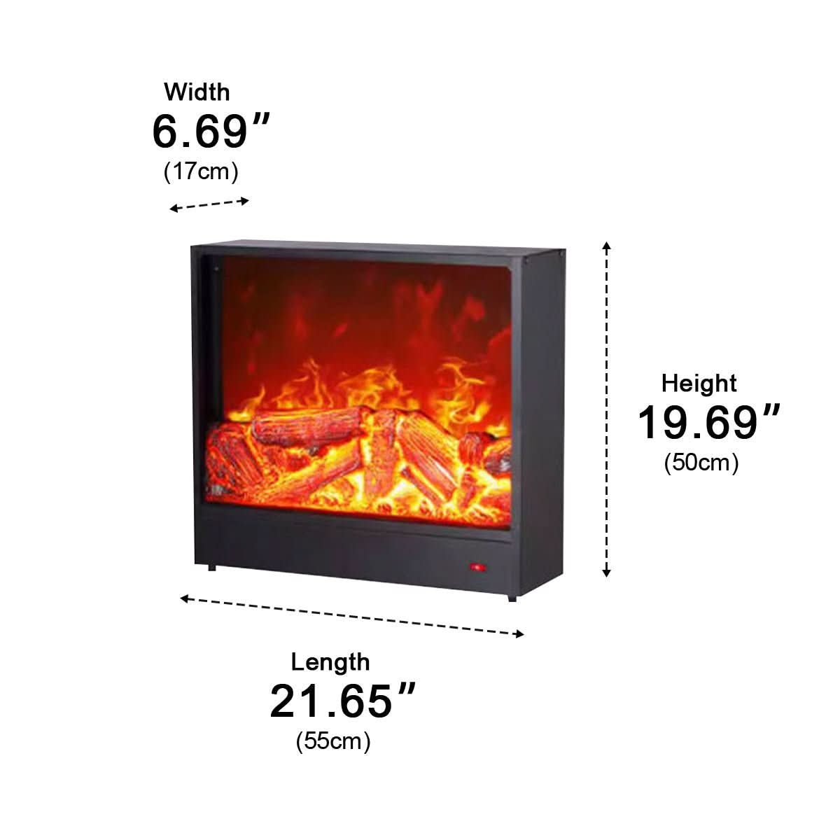 EMBERLUXE – LED Fireplace Wall Lighting for Elegant Warmth
