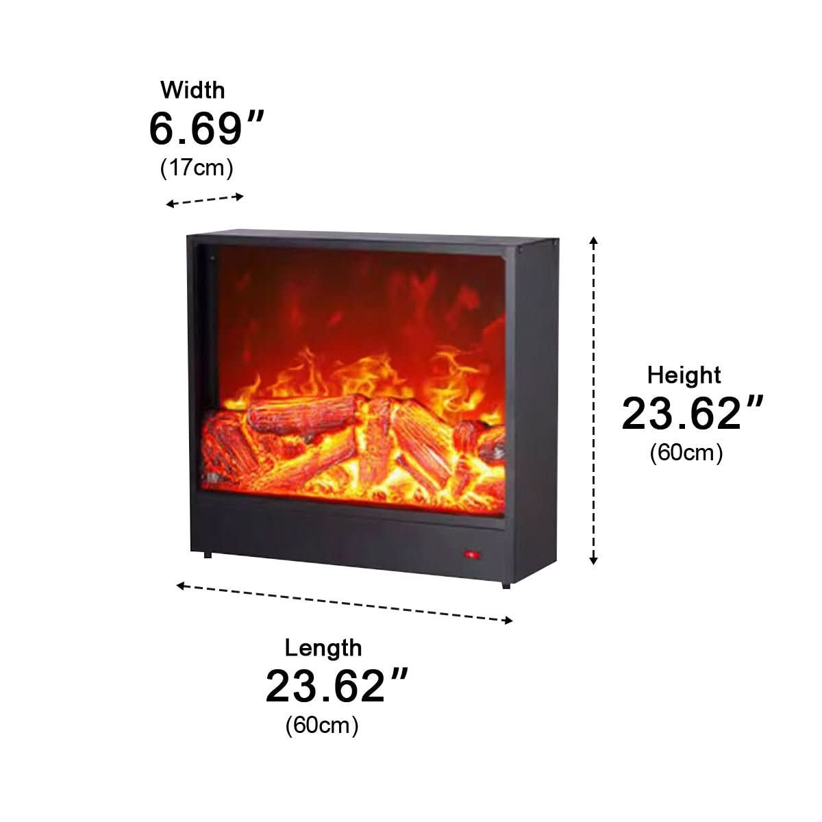 EMBERLUXE – LED Fireplace Wall Lighting for Elegant Warmth