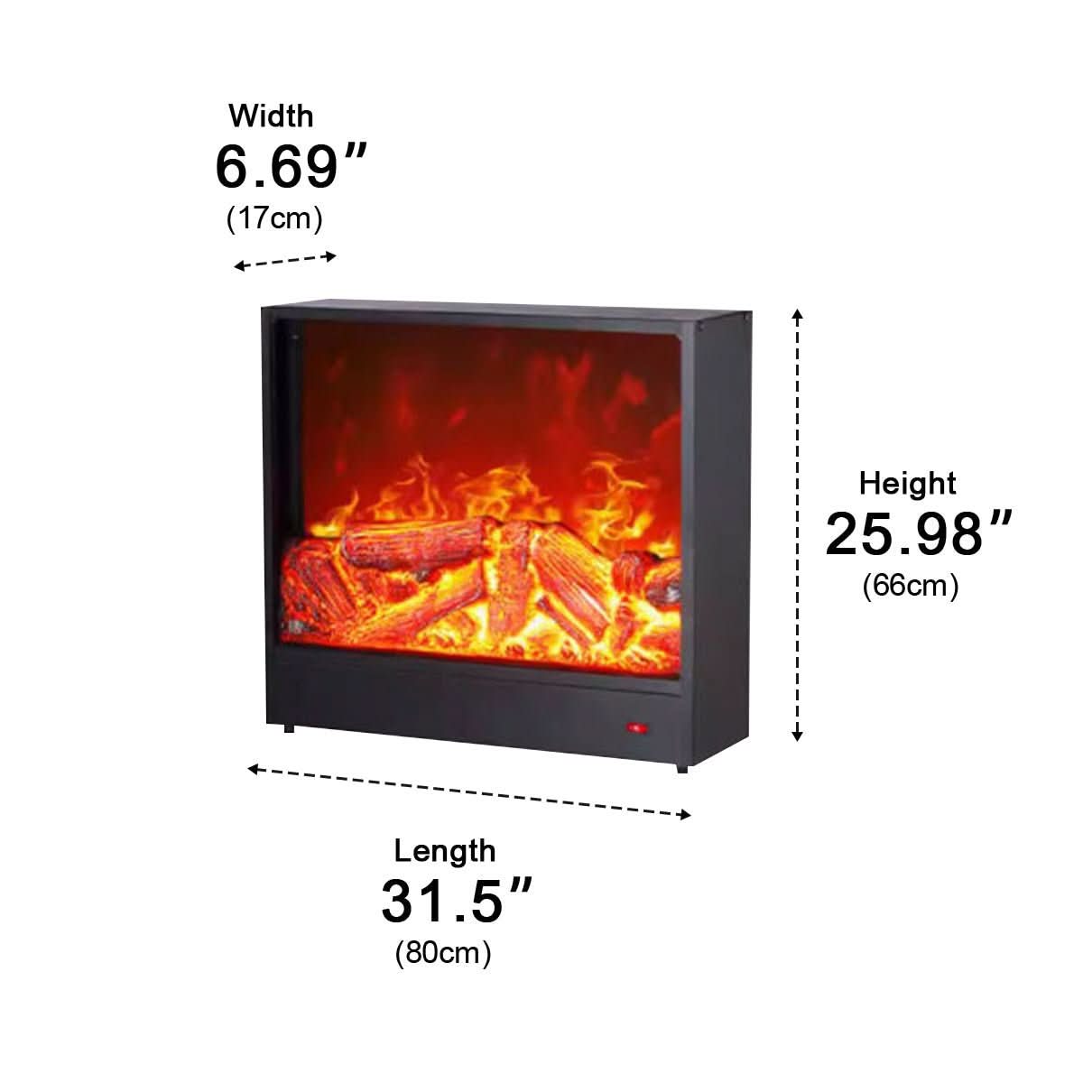 EMBERLUXE – LED Fireplace Wall Lighting for Elegant Warmth