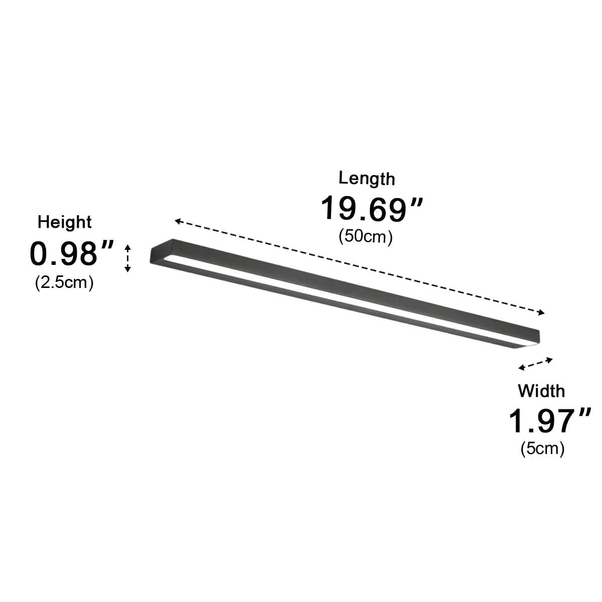 MIRRALIT – Applique da parete moderna a LED con specchio