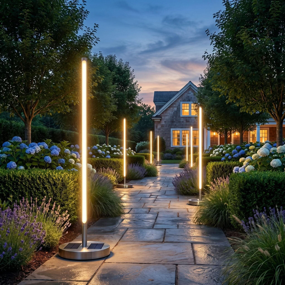 TERRAVIXA – Modern Solar Outdoor Lamp for Decorative Garden Glow