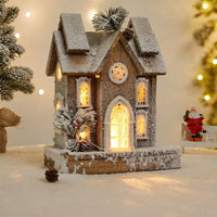 VILLAGEWISH – Light-Up Christmas House Scene for Festive Charm