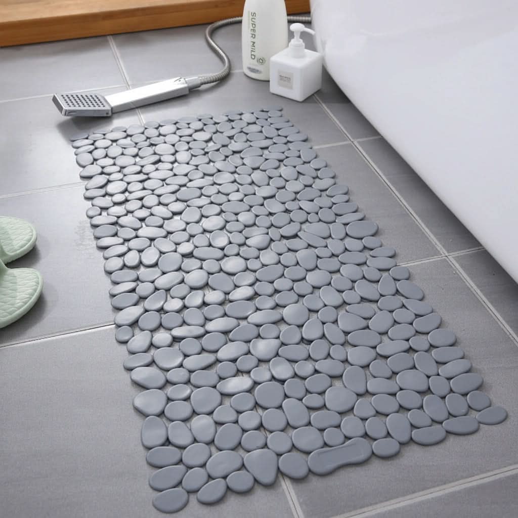 PEBBLAVORA – Textured Bath Mat for Comfortable Daily Showers