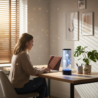 AQUAJELORIA – Glowing Jellyfish Lamp for Peaceful Bedroom Ambience
