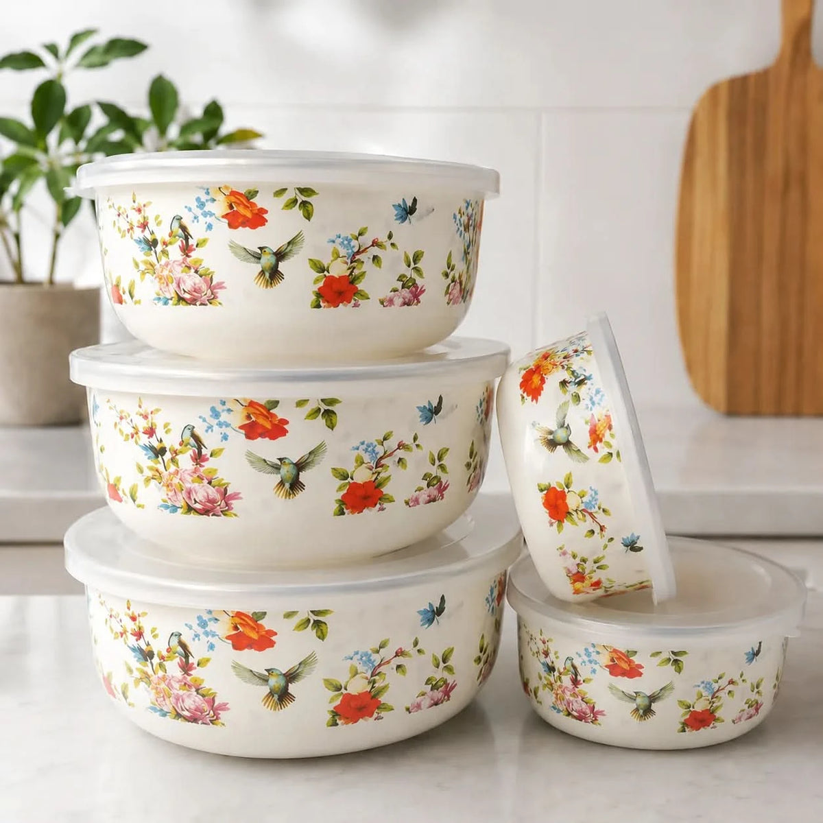 BOWLVELLE – Storage Bowl Set for Convenient Kitchen Prep