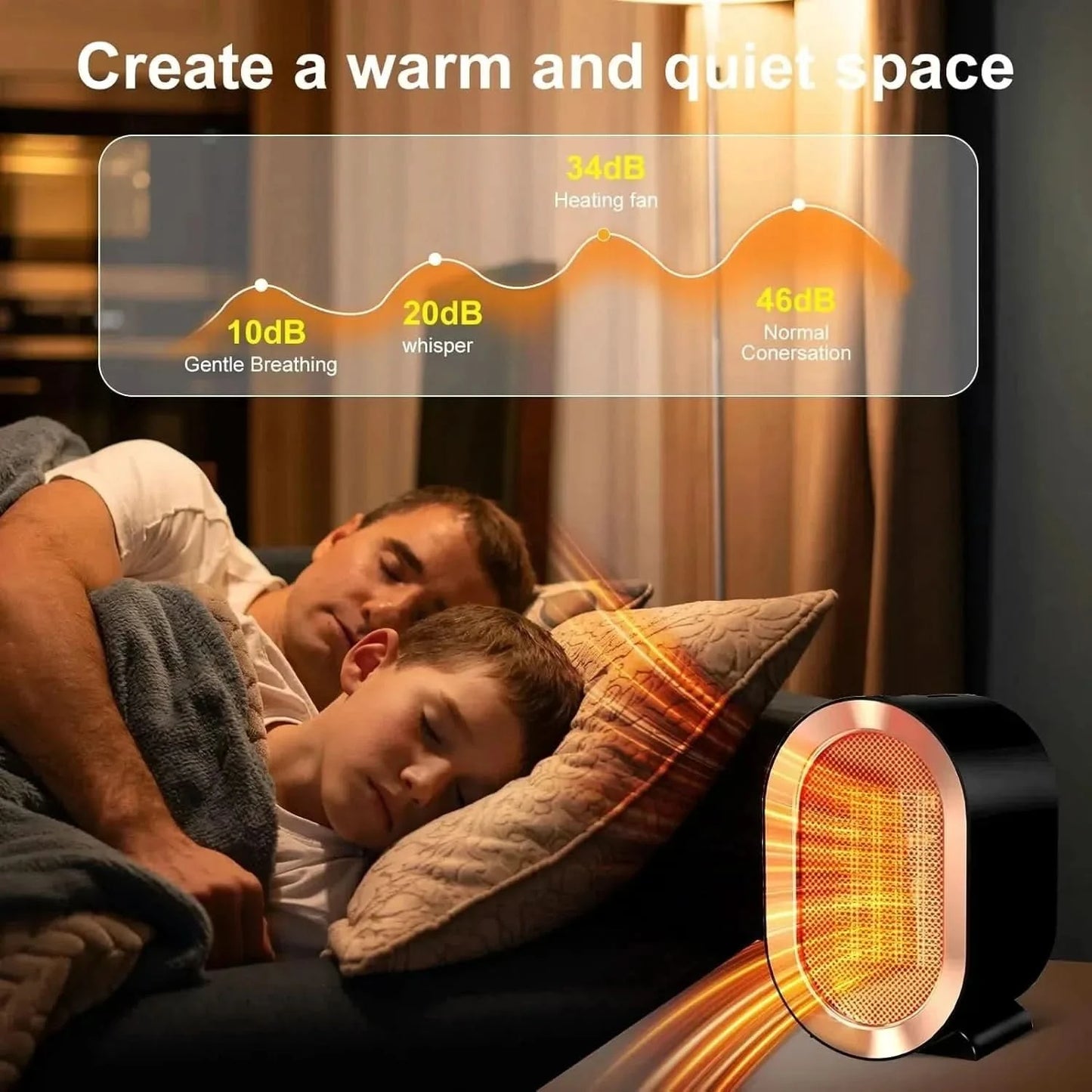 WARMNEX – Portable Electric Heater for Cozy Living Spaces