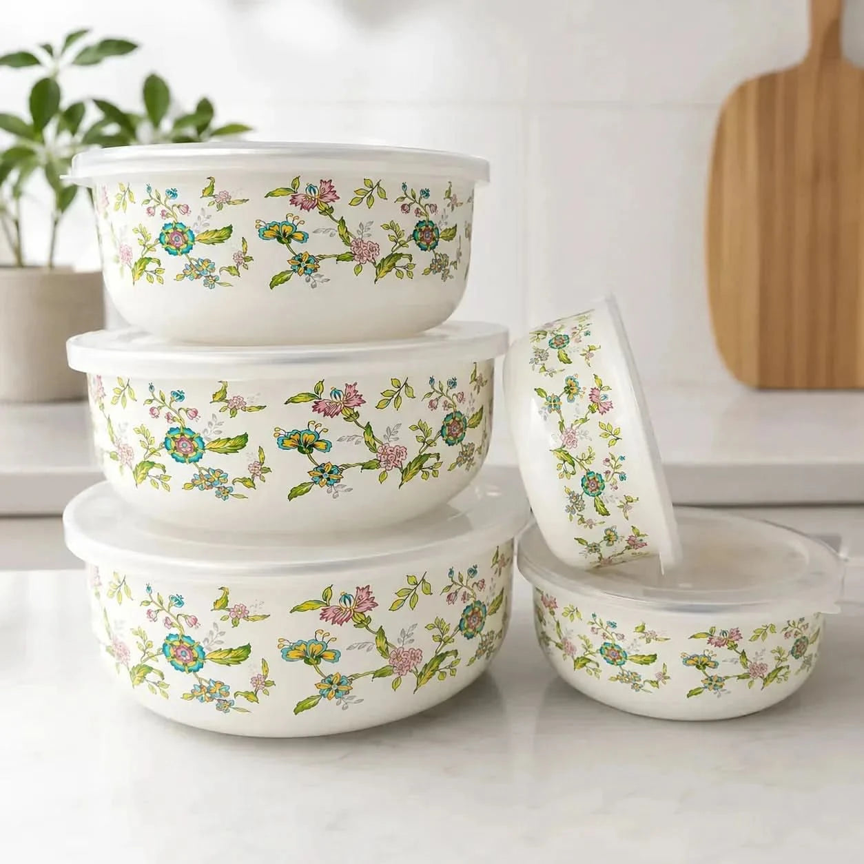 BOWLVELLE – Storage Bowl Set for Convenient Kitchen Prep