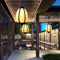 HARVESTELLE – Pumpkin Pendant Light for Elegant Patio Styling