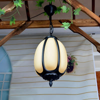 HARVESTELLE – Pumpkin Pendant Light for Elegant Patio Styling
