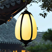 HARVESTELLE – Pumpkin Pendant Light for Elegant Patio Styling