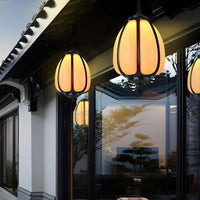 HARVESTELLE – Pumpkin Pendant Light for Elegant Patio Styling
