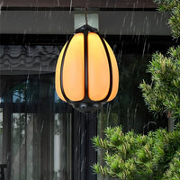 HARVESTELLE – Pumpkin Pendant Light for Elegant Patio Styling